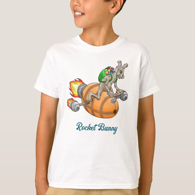 Camiseta Coelho Foguete (Frente)