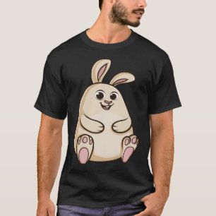 Camiseta Coelho Gordo Bonito Chubby Coelho