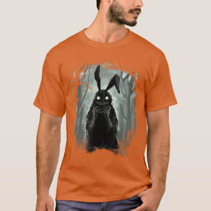 Camiseta Coelho Gótico Assustador Coelho Goth Coelho Mau Co