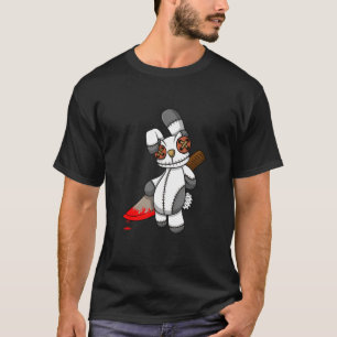 Camiseta Coelho Gótico de Pastel de Doll Voodoo