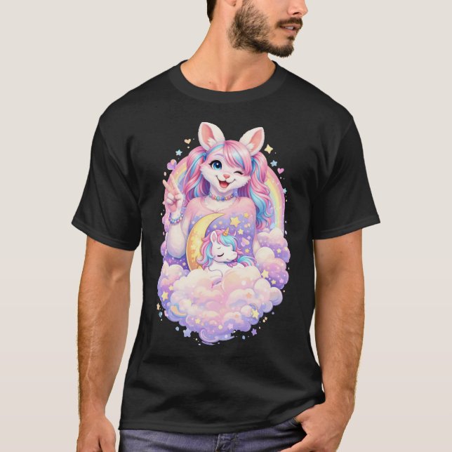 Camiseta Coelho Kawaii (Frente)
