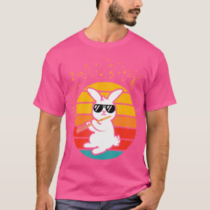 Camiseta Coelho legal com flauta - Lover Musical Coelho Ret