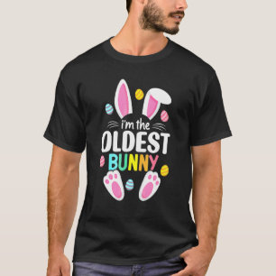Camiseta Coelho mais antigo da família de Páscoas coalhada