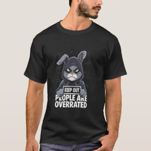 Camiseta Coelho Mal-Humorado AS PESSOAS SÃO SUPERVALORIZADA