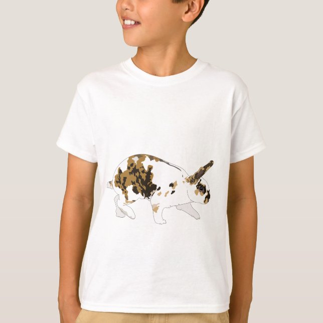 Camiseta Coelho Mini Rex - "Sneak" (Frente)