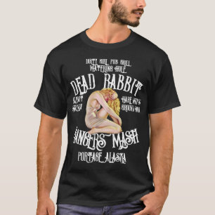 CAMISETA COELHO MORTO BATIDO MASH LEBRE PUB GRELHA ALASKA