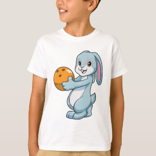 Camiseta Coelho na Boliche com Bola de boliche