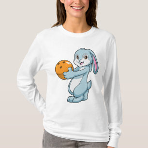 Camiseta Coelho na Boliche com Bola de boliche