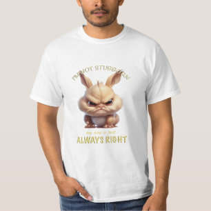 Camiseta Coelho, não sou Teimoso, meu jeito é sempre certo