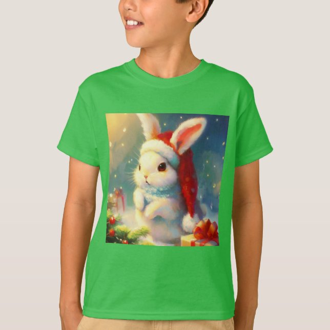 Camiseta Coelho Natal 2 (Frente)