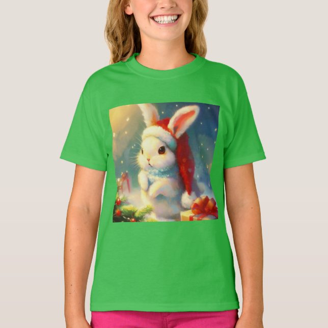 Camiseta Coelho Natal 2 (Frente)