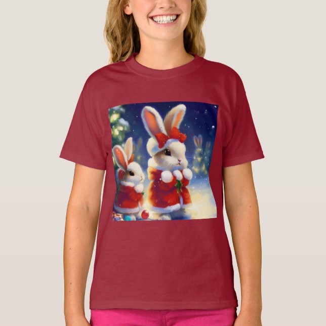 Camiseta Coelho Natal 3 (Frente)