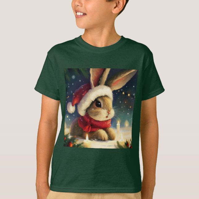 Camiseta Coelho Natal 4 (Frente)