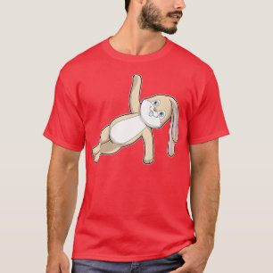 Camiseta Coelho no Alongamento de Yoga