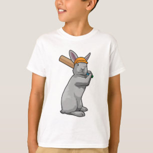 Camiseta Coelho no Cricket com morcego de Cricket