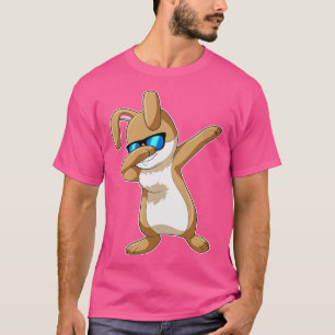 Camiseta Coelho no Hip Hop Dance Dab