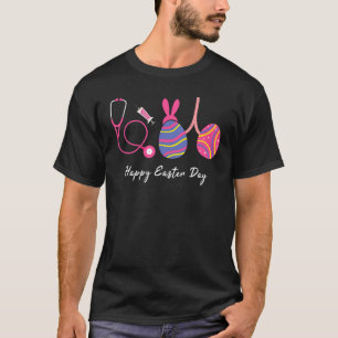 Camiseta Coelho Ovo Pulmões Enfermeira Terapeuta Respiratór