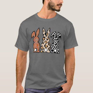 Camiseta Coelho Páscoa Coelho Leopardo Palma Domingo Menin