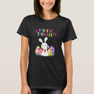 Camiseta Coelho Pastel Primavera Hunt Ovos Coelho