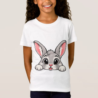 Camiseta Coelho Peekaboo Fofo