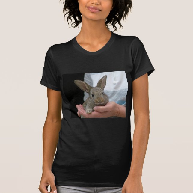 Camiseta coelho pequeno doce (Frente)