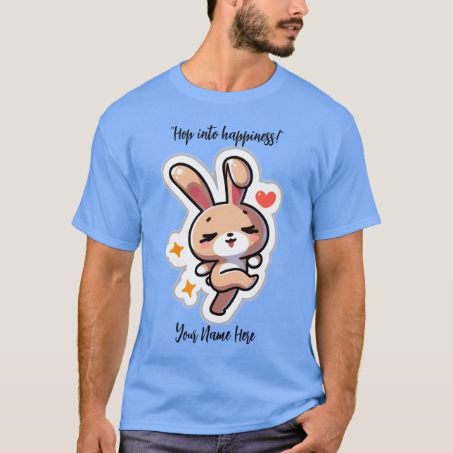 Camiseta Coelho Personalizado (Frente)