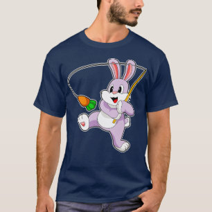 Camiseta Coelho Pescador Podridão da pesca