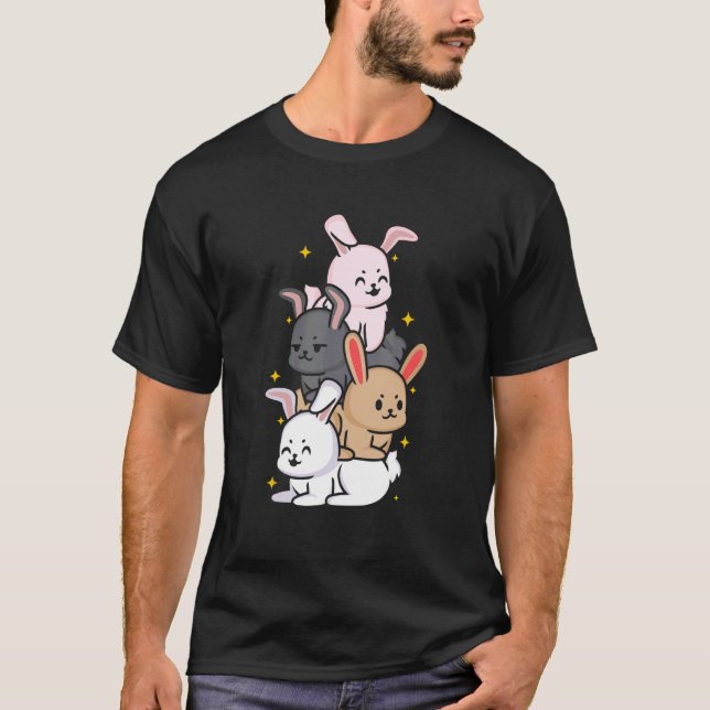 Camiseta Coelho Pet Bunny Lover Proprietário de Pet Engraça (Frente)