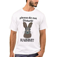Coelho Por Favor Não Incomodar Coelho Engraçado