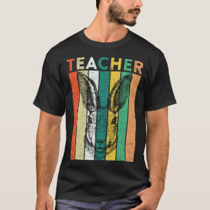 Camiseta Coelho Professor Ovos De Páscoa Caça Coelho Antigo