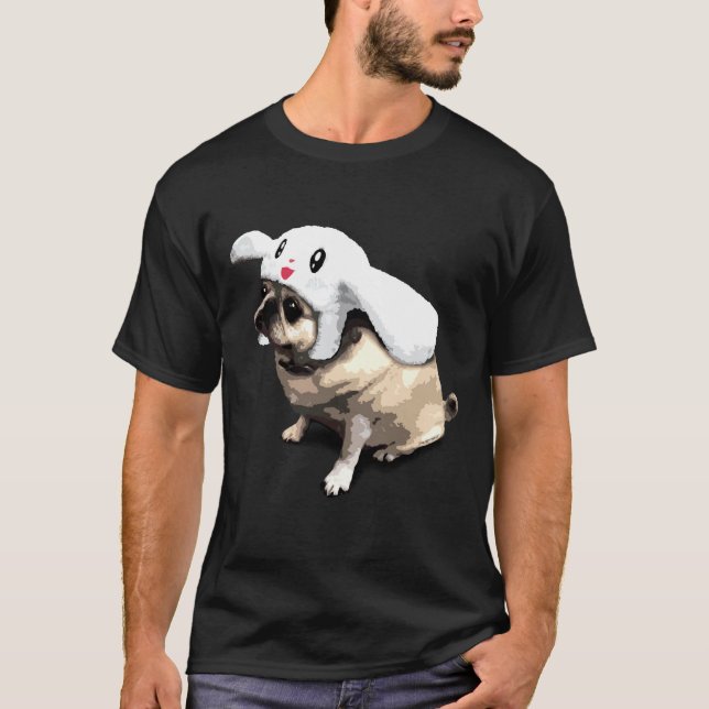 Camiseta Coelho Pug 379 (Frente)