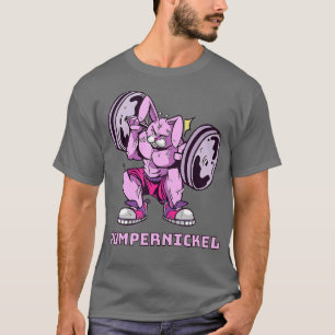 Camiseta Coelho Pumperníquel com Barragem Barbell