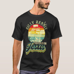 Camiseta Coelho Retro Bobo A Páscoa De Teto É Para Jesus Ch