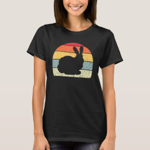 Camiseta Coelho Retro Coelho Vintage Coelho Silhueta Animal