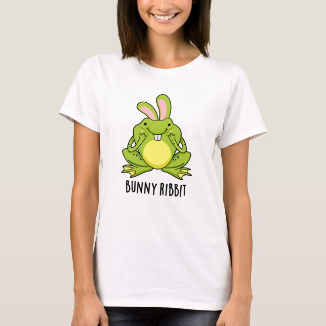 Camiseta Coelho Ribbit Engraçado Sapo Coelho (Frente)