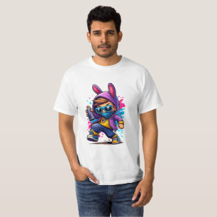 Camiseta Coelho Urbano de Grafite Kid