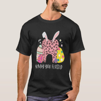 Camiseta Coelho Você Passou Fio Dental Dia de Páscoa Estamp