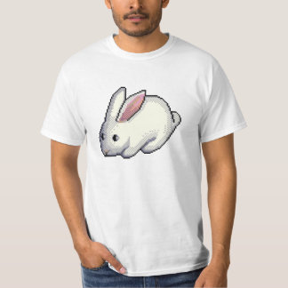 Camiseta Coelhos brancos lisos