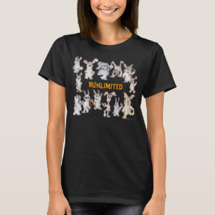 Camiseta Coelhos de cartografia Bunlimited Black Engraçado