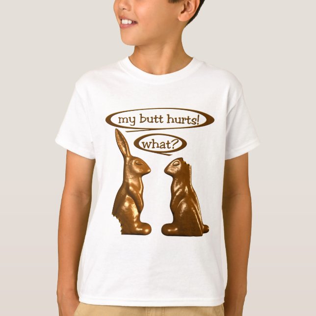 Camiseta Coelhos do chocolate (Frente)