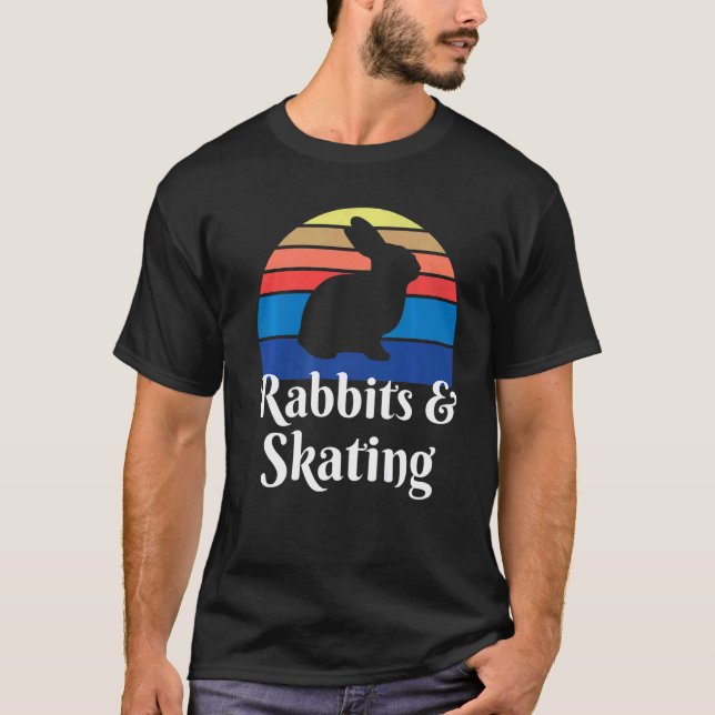 Camiseta Coelhos E Patinadora (Frente)