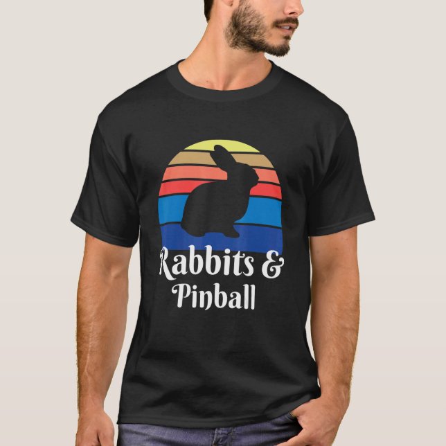 Camiseta Coelhos E Pinball (Frente)