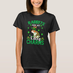 Camiseta Coelhos Engraçados São Minha Rua Sortuda De Coelho