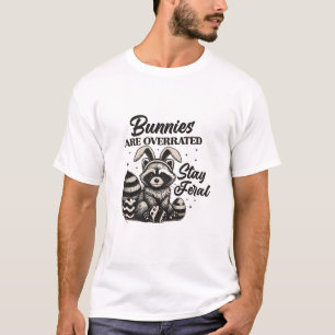 Camiseta Coelhos São Superestimados Fique Feral Páscoa Guax