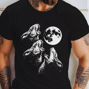 Camiseta Coelhos Uivando Para A Lua