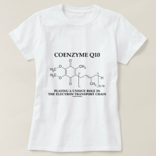 Camiseta Coenzima Q10 Cadeia de Transporte Eletrônico de P