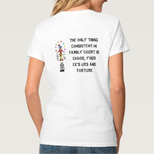 Camiseta Coerente No Tribunal Familiar