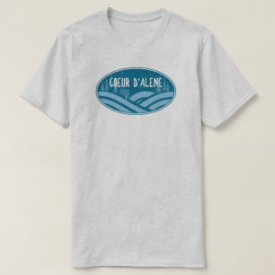 Camiseta Coeur d'Alene Idaho ao Ar Livre