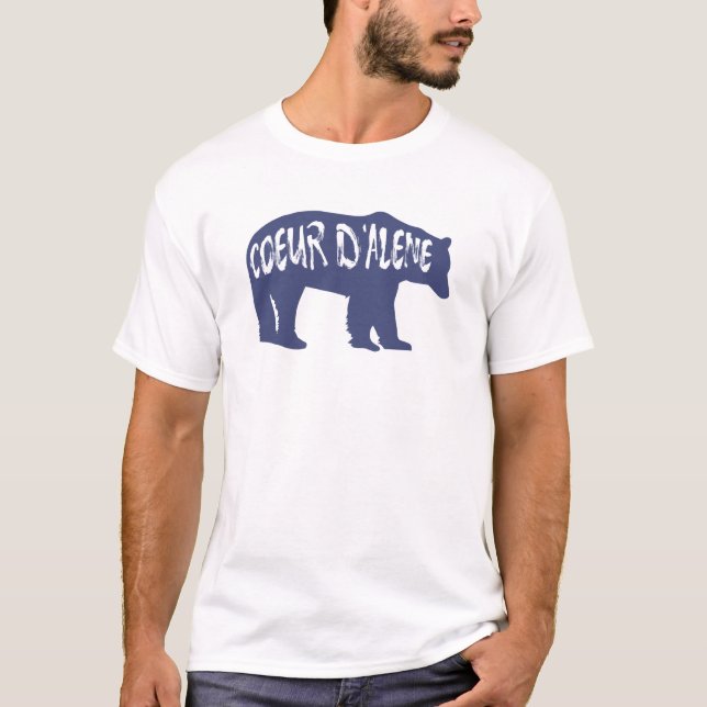 Camiseta Coeur d'Alene Idaho Bear (Frente)