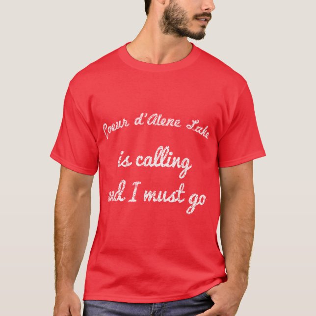 Camiseta Coeur Dalene Lake Idaho Funny Camping Sumum (Frente)